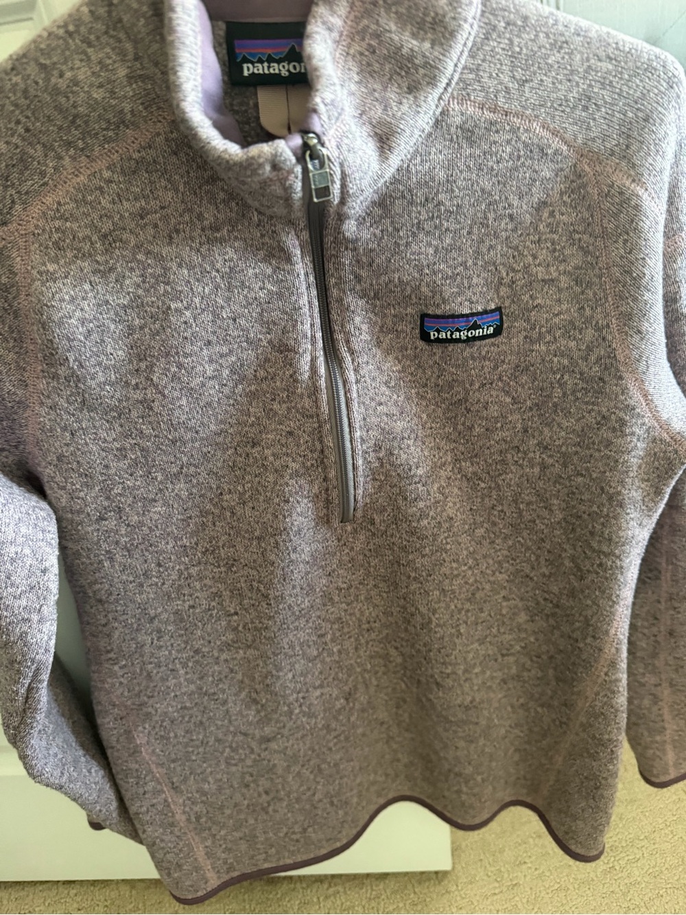 Patagonia Men's Half-Zip Fleece Pullover - Heather Lavender